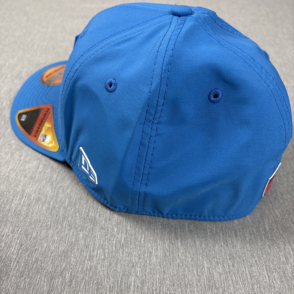Detroit Lions New Era 39Thirty Medium_Large Size Side Line Collection Blue Color - Picture 4 of 10